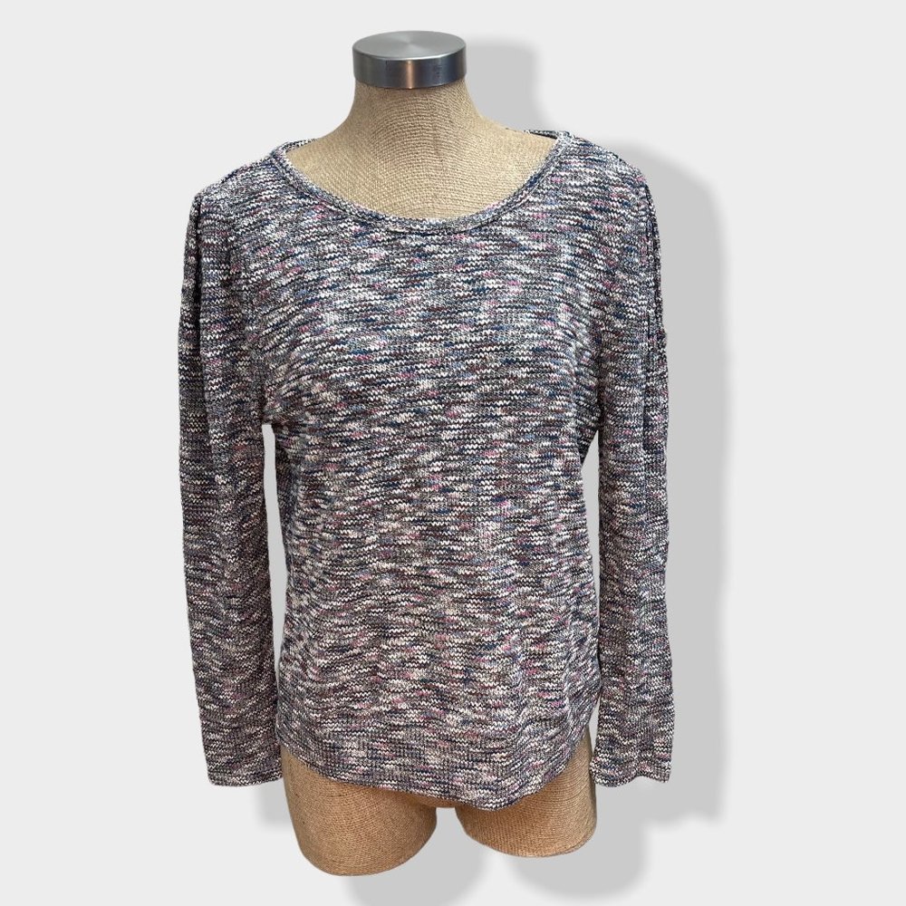 TIME and Tru Multicolor Marled‎ Sweater